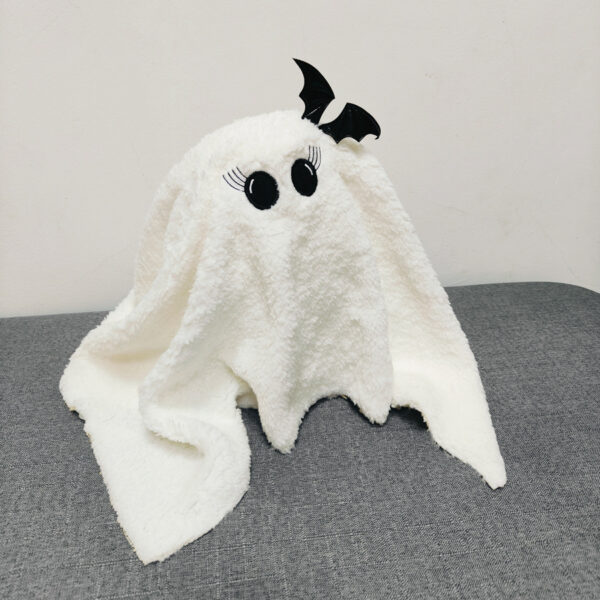 Gus the Ghost with Pumpkin Pillow Halloween Ghosts Doll Plush Throw