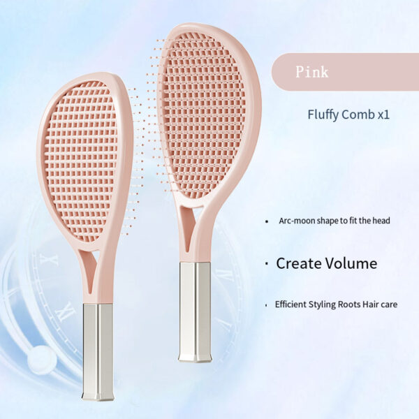 Hair Comb Tennis Racket Fluffy Combs High Skull Top Artifact Airbag Hair Comb Tennis Racket Fluffy Combs High Skull Top Artifact Airbag