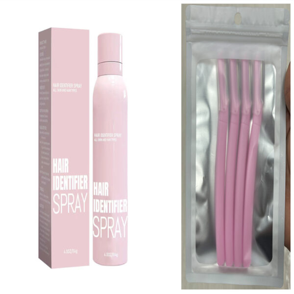 Hair Identifier Spray Set for Face Shaving Moisturizing Dermaplaner Hair Identifier Spray Set for Face Shaving Moisturizing Dermaplaner