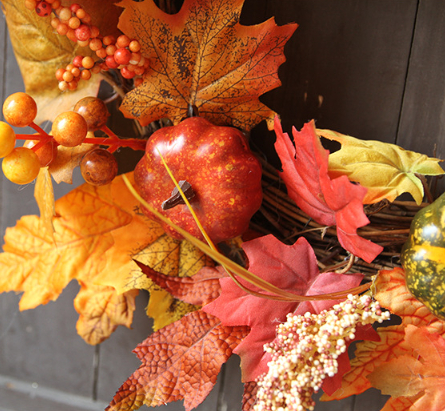 Halloween Autumn Garland 40cm Pumpkin Berry Door Hanging Halloween Autumn Garland 40cm Pumpkin Berry Door Hanging
