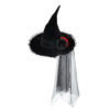 Halloween Baroque Witch Hat Accessories Props