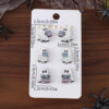 Halloween Book Ghost Wooden Studs Suit