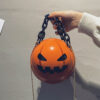 Halloween Cartoon Pumpkin Ball Handbags with Chain Personality Creative Halloween Cartoon Pumpkin Ball Handbags with Chain Personality Creative
