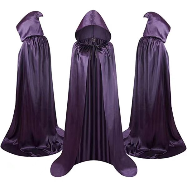 Halloween Cloak Costumes Wizard for Children Hooded Capes Mantle Black Halloween Cloak Costumes Wizard for Children Hooded Capes Mantle Black
