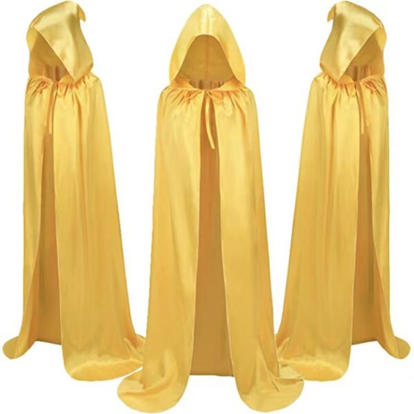 Halloween Cloak Costumes Wizard for Children Hooded Capes Mantle Black Halloween Cloak Costumes Wizard for Children Hooded Capes Mantle Black