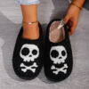 Halloween Comfortable Home Skull Cotton Slippers Halloween Comfortable Home Skull Cotton Slippers