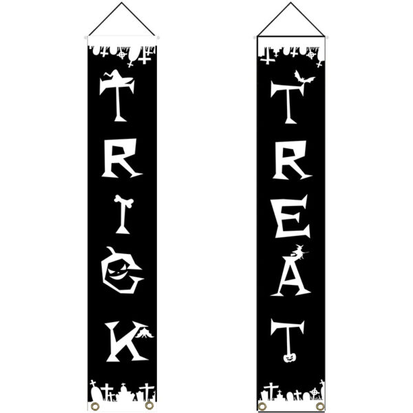Halloween Couplet Banner Flag Decorative Hanging Cloth