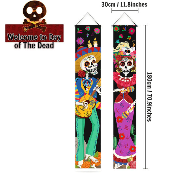 Halloween Couplet Banner Flag Decorative Hanging Cloth Halloween Couplet Banner Flag Decorative Hanging Cloth