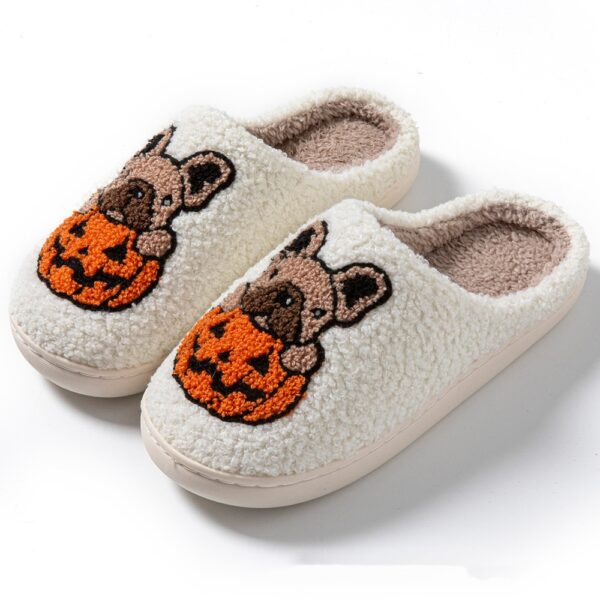 Halloween Cute Comfy Pumpkin House Slippers Outdoor Indoor for Spooky