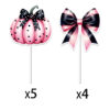 Halloween Decoration Pumpkin Bow Inserts