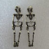 Halloween Earrings Skull Simulation Human Skeleton Detachable Stud