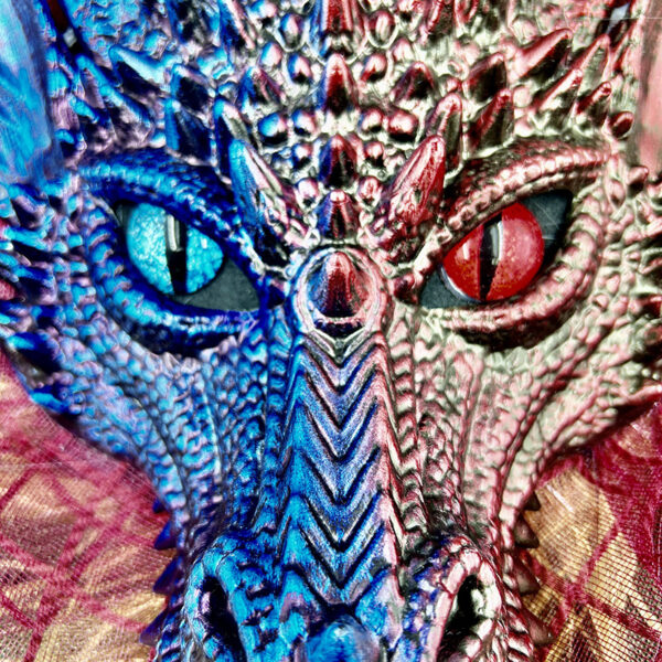 Halloween Full Face Dragon Mask Garland Ball Party Decoration Wreath Halloween Full Face Dragon Mask Garland Ball Party Decoration Wreath