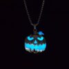 Halloween Ghost Festival Necklace Luminous Pumpkin Pendant Night Halloween Ghost Festival Necklace Luminous Pumpkin Pendant Night