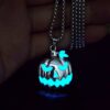 Halloween Ghost Festival Necklace Luminous Pumpkin Pendant Night Halloween Ghost Festival Necklace Luminous Pumpkin Pendant Night