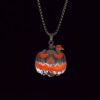 Halloween Ghost Festival Necklace Luminous Pumpkin Pendant Night Halloween Ghost Festival Necklace Luminous Pumpkin Pendant Night