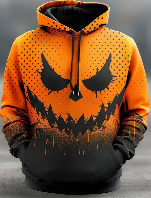 Halloween Horror Pumpkin Head 3D Hoodie Halloween Horror Pumpkin Head 3D Hoodie