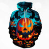 Halloween Horror Pumpkin Head 3D Hoodie Halloween Horror Pumpkin Head 3D Hoodie