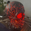 Halloween Lava Stone Skull Lamp Desk with Spooky LED Light for Party Halloween Lava Stone Skull Lamp Desk with Spooky LED Light for Party