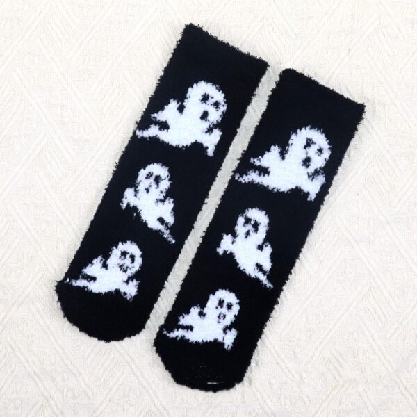 Halloween Lint-free Coral Fleece Luminous Dispensing Room Socks Halloween Lint-free Coral Fleece Luminous Dispensing Room Socks