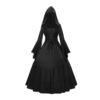 Halloween Medieval Retro Gothic Plus Size Trumpet Sleeve Stage Party