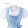 Halloween Munich Beer Long Short-sleeved Printed Lace-up Dress