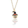 Halloween Oil Drop Pumpkin Cat Necklace Creative Clavicle Chain Pendant