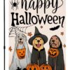 Halloween Party Decoration Linen Garden Banner