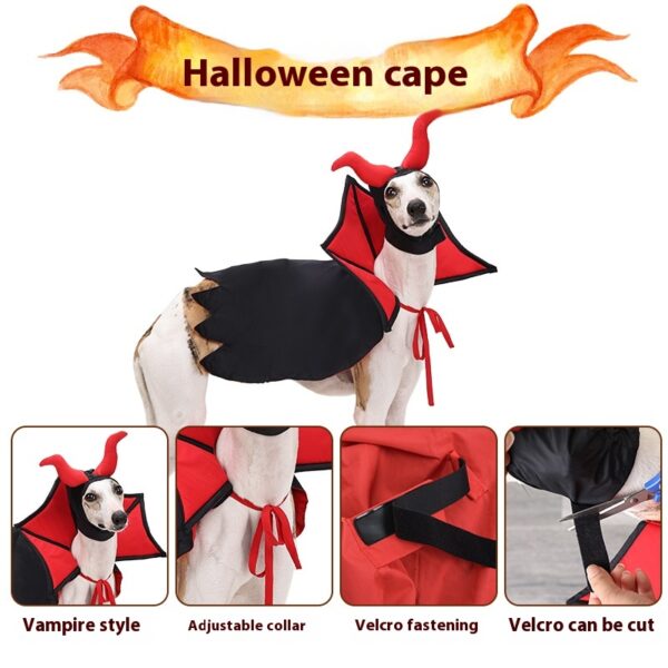 Halloween Pet Vampire Cloak Hat Holiday Suit Halloween Pet Vampire Cloak Hat Holiday Suit
