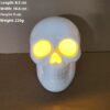 Halloween Pumpkin Lamp Ceramic Luminous Skull Decoration Halloween Pumpkin Lamp Ceramic Luminous Skull Decoration