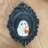 Halloween Resin Ornaments Trick or Treat Ghost Wall Decorations