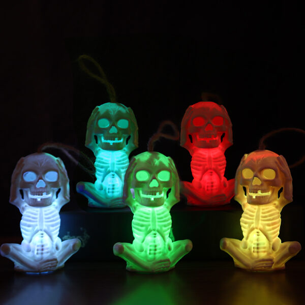 Halloween Skull Light LED Electronic Ghost Head Horror Decoration Halloween Skull Light LED Electronic Ghost Head Horror Decoration