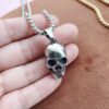 Halloween Skull Necklace Personality Punk Men Fashion Titanium Steel
