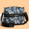 Halloween Skull Print Shoulder Bags Women's Waterproof Large Capacity