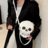 Halloween Skull Shoulder Bag Girls Funny Cute Messenger Personality Halloween Skull Shoulder Bag Girls Funny Cute Messenger Personality