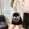 Halloween Skull Shoulder Bag Personality Funny Messenger Kids Couples