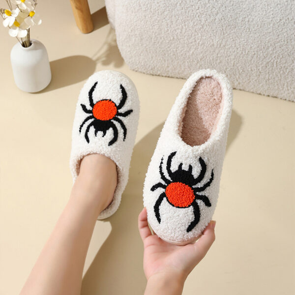 Halloween Spider Witch-hat Slippers Home Indoor Non-slip Floor Bedroom