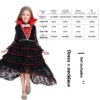 Halloween Witch Vampire Costume Horror Skull Dress Up Performance