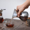 Hand-washed Glass Striped Coffee Pot Household with Filter Cup Suit Hand-washed Glass Striped Coffee Pot Household with Filter Cup Suit