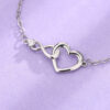 Heart-shape Bracelet Fashion Jewelry Versatile Love Gift for Girlfriend Heart-shape Bracelet Fashion Jewelry Versatile Love Gift for Girlfriend