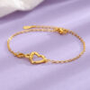 Heart-shape Bracelet Fashion Jewelry Versatile Love Gift for Girlfriend Heart-shape Bracelet Fashion Jewelry Versatile Love Gift for Girlfriend
