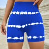 High Waist Tie-dye Yoga Shorts for Women Shorts