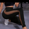 Hollow Tie Dye Printed Yoga Pants High Waist Butt Lift Seamless Sports Hollow Tie Dye Printed Yoga Pants High Waist Butt Lift Seamless Sports