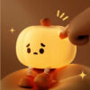 Home Decor Halloween Pumpkin Night Light Cute Soft Silicone Lamp Touch Home Decor Halloween Pumpkin Night Light Cute Soft Silicone Lamp Touch
