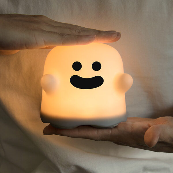 Home Decor Silicone Night Light Bedside Table Lamp LED Touch Sensor