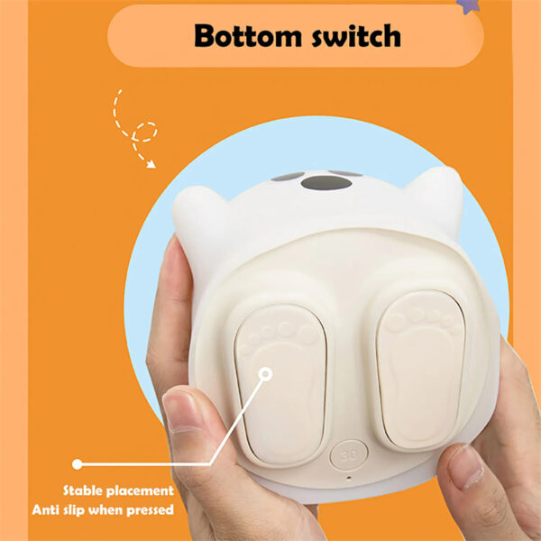 Home Decor Silicone Night Light Bedside Table Lamp LED Touch Sensor