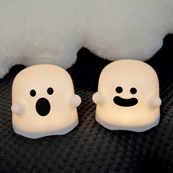 Home Decor Silicone Night Light Bedside Table Lamp LED Touch Sensor