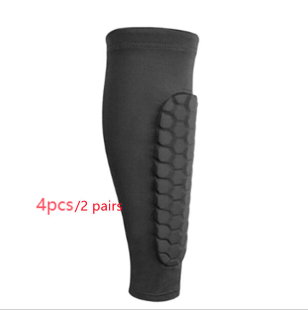 Honeycomb Shank Protection Foot Sock Men's Anti-collision Non-slip Honeycomb Shank Protection Foot Sock Men's Anti-collision Non-slip