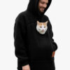 Hooded Sweatshirt with Pet Pockets Casual Loose Fit Warm Pullover Hooded Sweatshirt with Pet Pockets Casual Loose Fit Warm Pullover