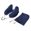 Hooded Travel Pillow H Shaped Inflatable Neck Folding Lightweight Nap Hooded Travel Pillow H Shaped Inflatable Neck Folding Lightweight Nap