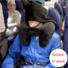 Hooded Travel Pillow H Shaped Inflatable Neck Folding Lightweight Nap Hooded Travel Pillow H Shaped Inflatable Neck Folding Lightweight Nap